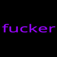 Fucker Purple Enseigne Néon