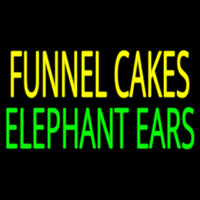 Funnel Cakes Elephant Ears Enseigne Néon