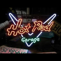 GARAGE HOT ROD Enseigne Néon