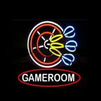 Gameroom Dart Magasin Entrée Enseigne Néon