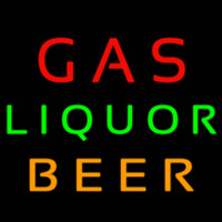 Gas Liquor Beer Enseigne Néon