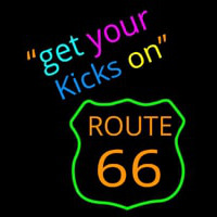 Get Your Kicks on Route 66 Enseigne Néon
