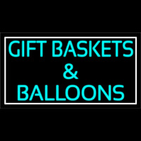 Gift Baskets Balloons With Border Enseigne Néon