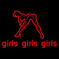 Girls Girls Girls Strip Club Enseigne Néon
