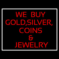 Gold Silver Coins Enseigne Néon