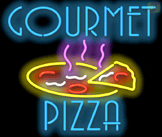 Gourmet Pizza Enseigne Néon