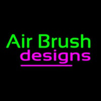 Green Air Brush Design Enseigne Néon
