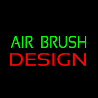 Green Air Brush Design Enseigne Néon
