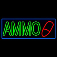 Green Ammo Enseigne Néon