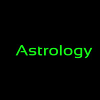 Green Astrology Enseigne Néon