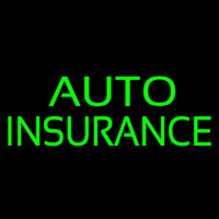 Green Auto Insurance Enseigne Néon