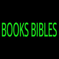 Green Books Bibles Enseigne Néon