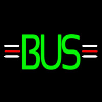 Green Bus Enseigne Néon