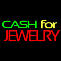 Green Cash For Jewelry Enseigne Néon