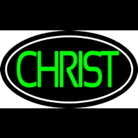 Green Christ Enseigne Néon