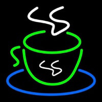 Green Coffee Cup Enseigne Néon