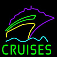 Green Cruises Logo Enseigne Néon