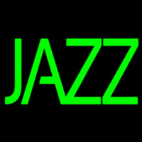 Green Double Stroke Jazz Block Enseigne Néon