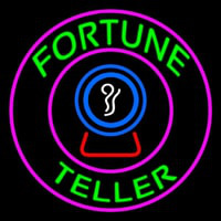 Green Fortune Teller Enseigne Néon