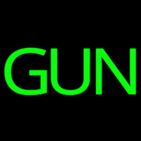 Green Gun Enseigne Néon