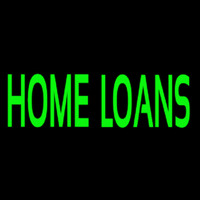 Green Home Loans Enseigne Néon