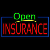 Green Open Insurance Enseigne Néon