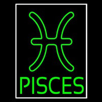 Green Pisces Enseigne Néon