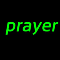 Green Prayer Enseigne Néon