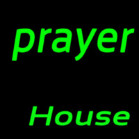 Green Prayer House Enseigne Néon