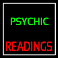 Green Psychic Red Readings With White Border Enseigne Néon