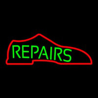 Green Repair Shoe Enseigne Néon