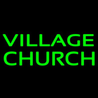 Green Village Church Enseigne Néon