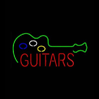 Guitars Enseigne Néon