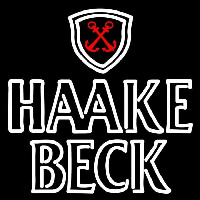 Haake Becks Logo Beer Sign Enseigne Néon