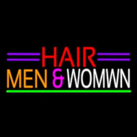 Hair Men And Women Enseigne Néon
