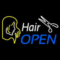 Hair Open  Enseigne Néon