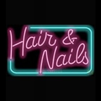 Hair and Nails Enseigne Néon