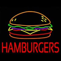 Hamburgers Enseigne Néon
