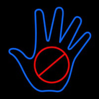Hand Enseigne Néon