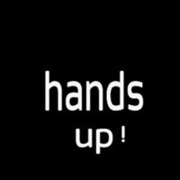 Hands Up Enseigne Néon