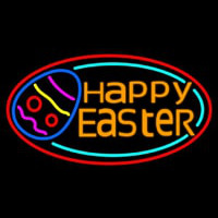 Happy Easter Egg 2 Enseigne Néon