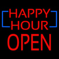 Happy Hour Block Open Enseigne Néon