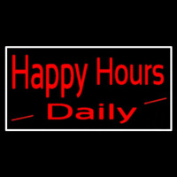 Happy Hours Daily Enseigne Néon