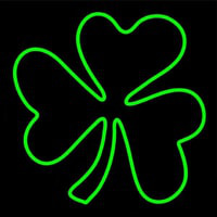 Happy St Patricks Day Shamrock Enseigne Néon