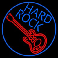 Hard Rock Guitar  Enseigne Néon