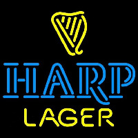 Harp Lager 2 with Harp Enseigne Néon