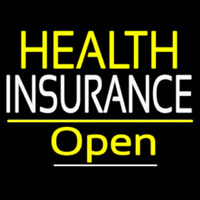 Health Insurance Open Enseigne Néon