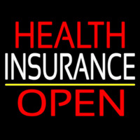 Health Insurance Open Enseigne Néon