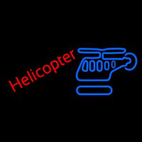 Helicopter Logo Enseigne Néon