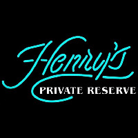 Henrys Private Reserve Beer Sign Enseigne Néon